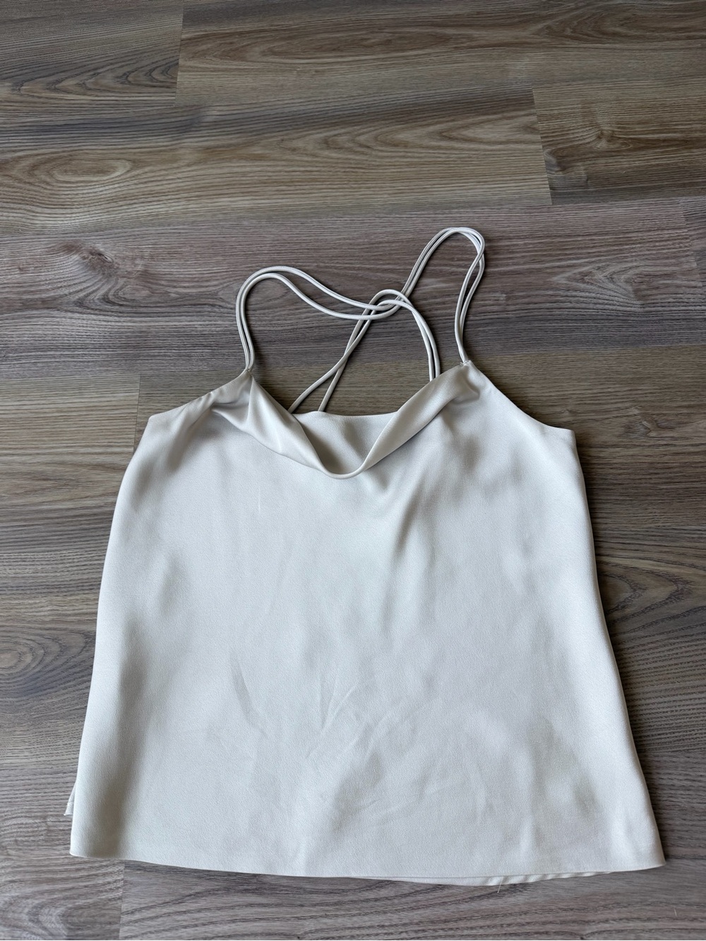 Abercrombie & Fitch Cream Cowl Neck Strappy Camisole